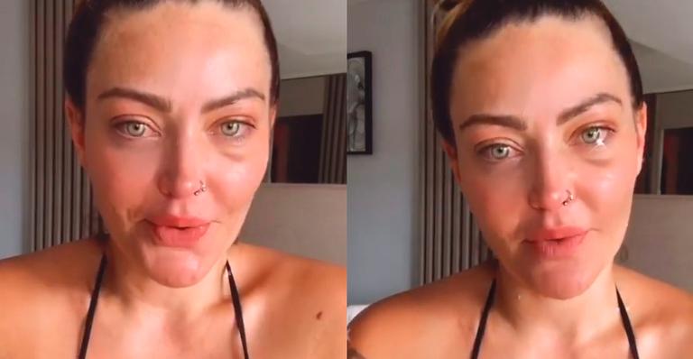 Quatro meses após parto do filho, Laura Keller anuncia separação do marido: “Cansada, triste e derrotada”