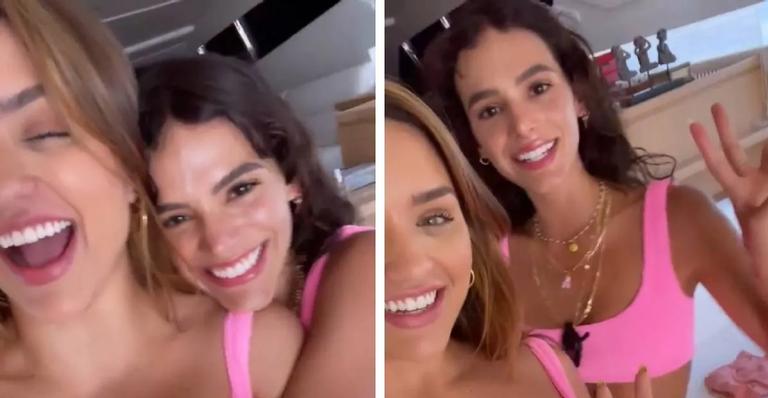 Bruna Marquezine e Rafa Kalimann gravam vídeo juntas após boatos de brigas