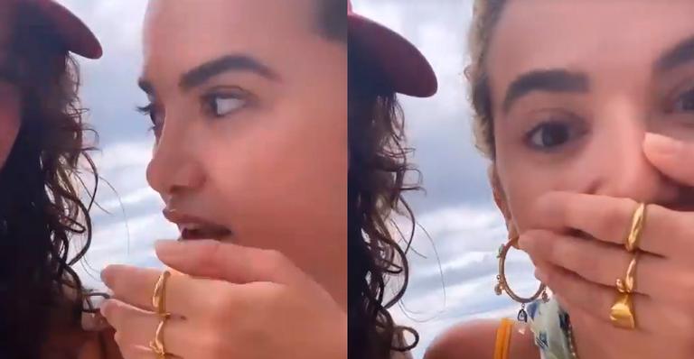 Ex-BBB Manu Gavassi revela acidente durante passeio de iate com Bruna Marquezine: “Tá no fundo do mar”