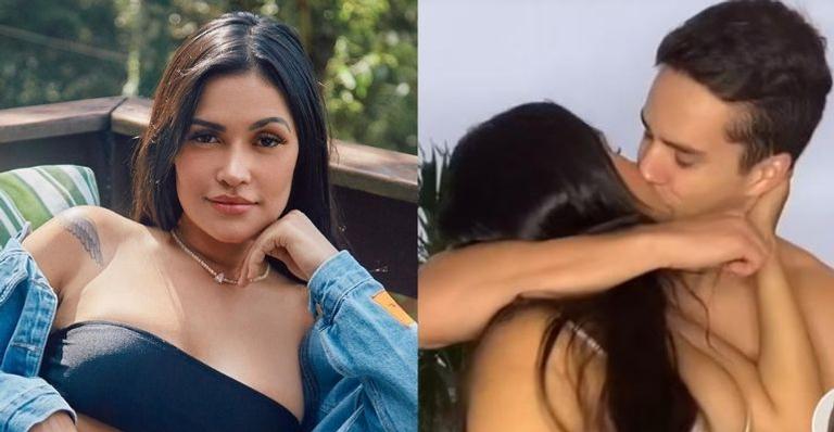 Ex-BBB Flay assume namoro com modelo e protagoniza beijo quente: “Não aguentamos esconder”