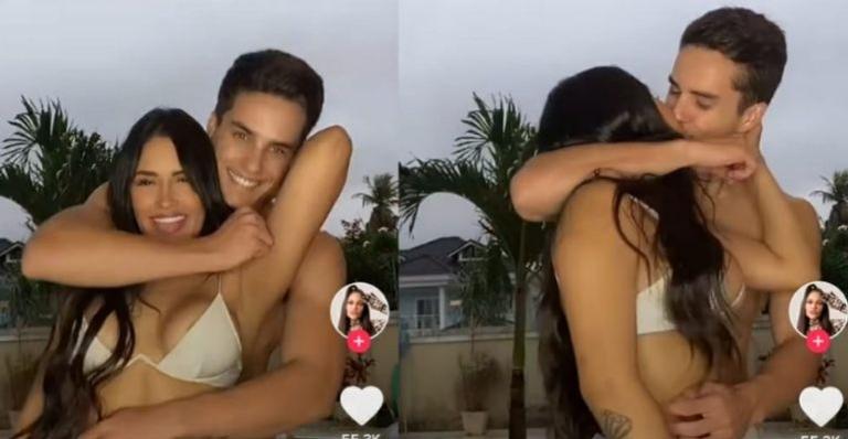 Ex-BBB Flay revela que vai morar com o namorado após 3 meses de relacionamento: “Muito intenso”