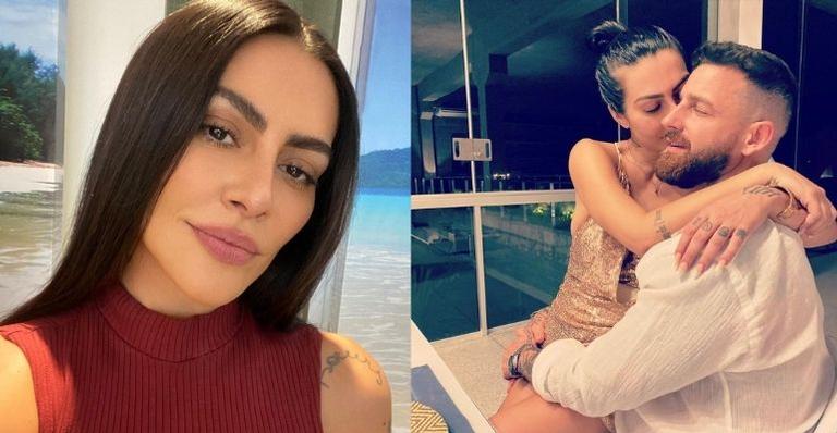 Cleo Pires assume novo relacionamento e posa sentada no colo do amado: “Casal lindo”