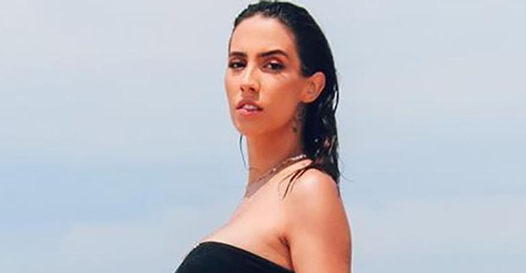 Na reta final da gravidez, Gabi Brandt encanta a web ao mostrar barrigão enorme em ensaio: “Quanto amor”