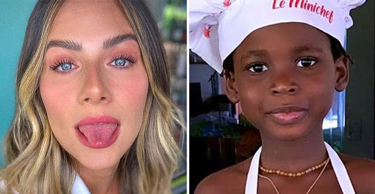Fofura! Giovanna Ewbank flagra Bless de ‘minichef’ de cozinha e encanta fãs: “Le Cordon Bless”