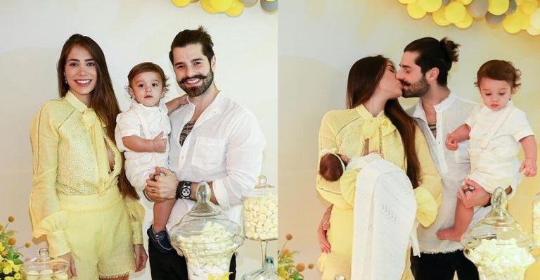 Alok e Romana Novais celebram primeiro aniversário do filho com festinha intimista