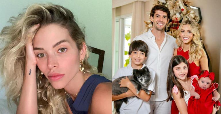 Após seguidor afirmar que Carol Dias não gosta dos filhos de Kaká, modelo se pronuncia: “Só quem convive sabe”