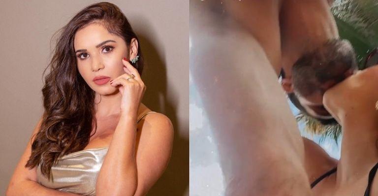 Ex-BBB Gizelly Bicalho surge aos beijos com novo affair e web vai à loucura: “Casal lindo”