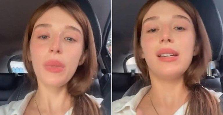 Duda Reis chora após formalizar queixa contra Nego do Borel na delegacia da mulher: “Um misto de sentimentos”