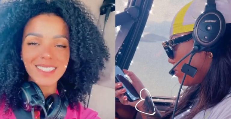 Na companhia da esposa, Ludmilla faz passeio de helicóptero no Rio de Janeiro