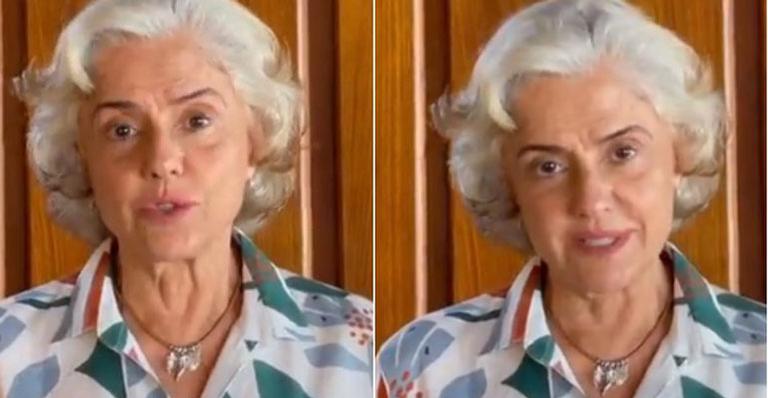 Marieta Severo reaparece após quadro grave da Covid-19 e faz apelo aos fãs: “Vim falar do meu pânico”