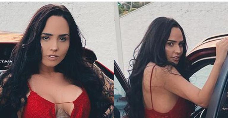 Perlla apresenta seu novo carro zero e posa sexy com vestido curtíssimo: “Solteira e independente”
