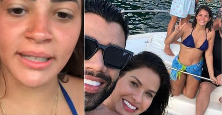 Fã que clicou Gusttavo Lima e Andressa Suita juntinhos diz que casal trocava carícias: “Era reconciliação”