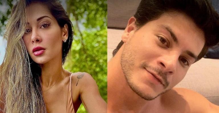 Reataram? Após dias longe de casa, Mayra Cardi leva Arthur Aguiar para sua mansão