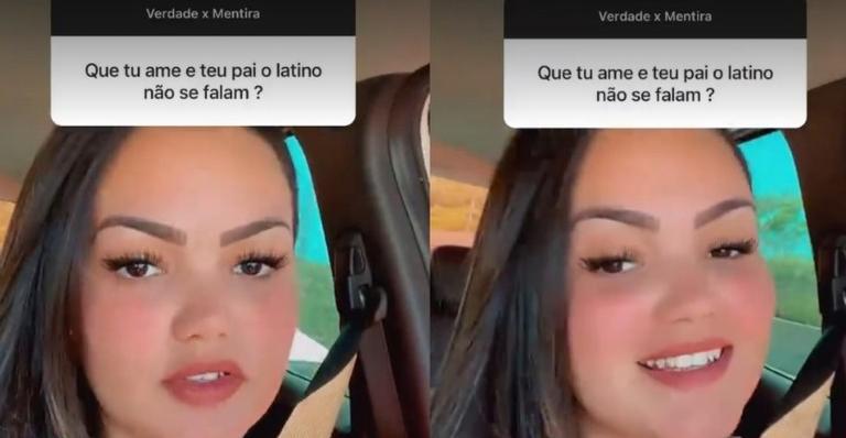 Filha de Kelly Key esclarece motivo da mãe e do pai Latino não se falarem: “Vão se falara para que?”