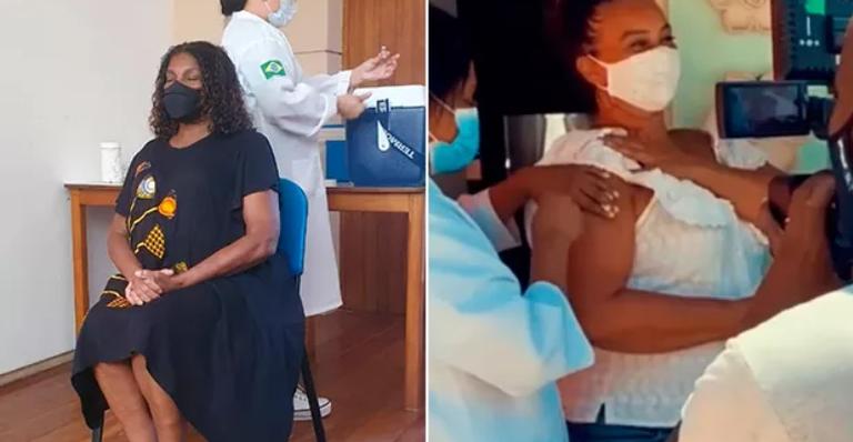 Vacinadas! Solange Couto e Zezé Motta recebem primeira dose da Coronavac no Retiro dos Artistas