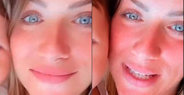 Giovanna Ewbank mostra Zyan curtindo músicas de Xuxa e olhões azuis roubam a cena: “Mais um baixinho”
