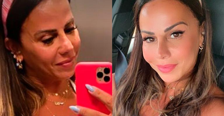 Viviane Araújo elege look despojado, marca curvas e dispensa sutiã com regata branca