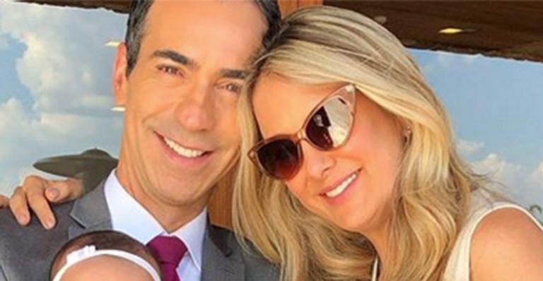 Filha de Ticiane Pinheio e César Tralli surge de batom com 1 aninho de idade e fãs reagem: “Espoletinha”