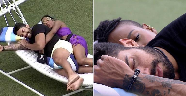 BBB21: Vai rolar? Karol Conká fica de conchinha com Arcrebiano e provoca: “Olha como encaixa”