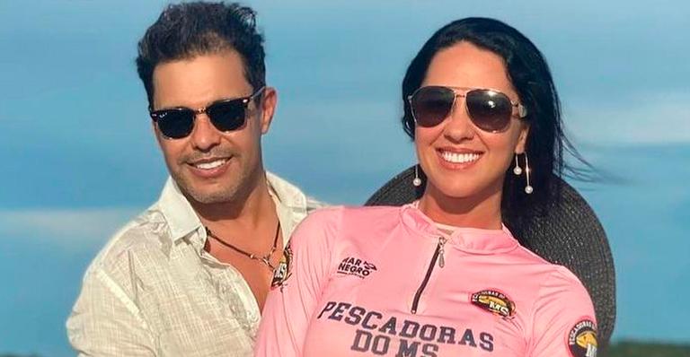 Graciele Lacerda e Zezé di Camargo curtem passeio romântico e trocam beijão: “É o amor”