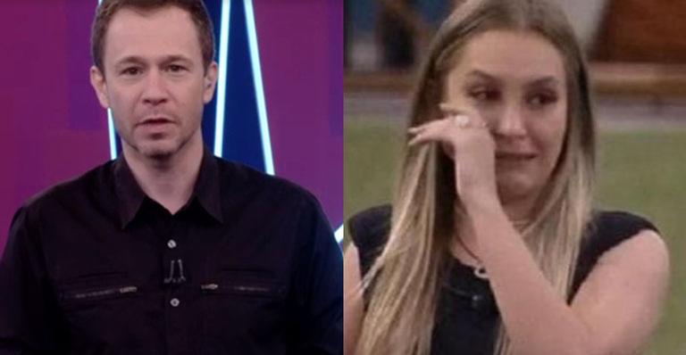 BBB21: Ao vivo, participantes desculpam Tiago Leifert, mas Carla Diaz se rebela: “Levei pro coração”