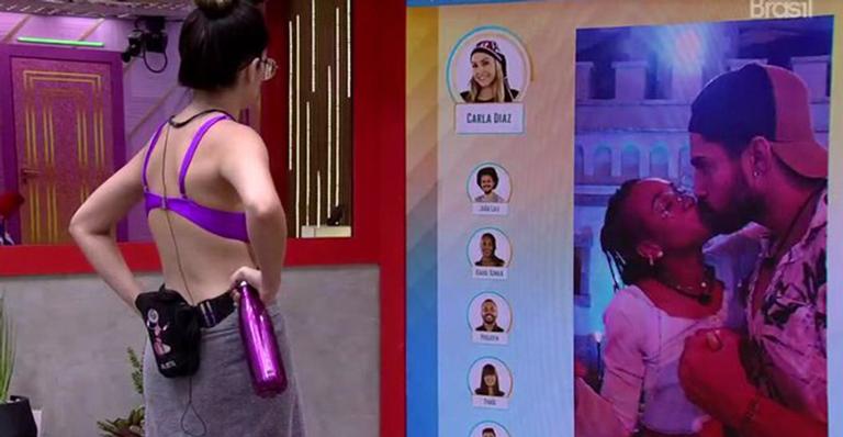 BBB21: Juliette sofre ao ver vídeo de Karol Conká beijando Arcrebiano na festa: “Cortou meu coração”
