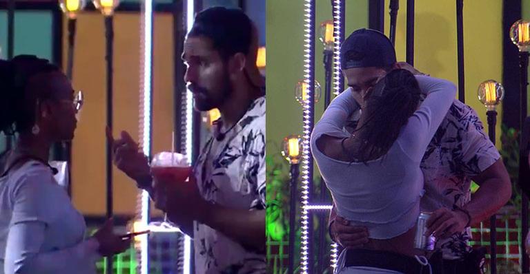 BBB21: Karol Conká parte pra cima, não se abala com toco e beija Arcrebiano: “Pensando no jogo”