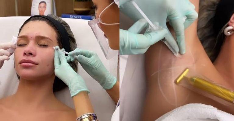 Aos 22 anos, Flávia Pavanelli realiza 5 procedimentos estéticos no mesmo dia, entre eles, botox na axila