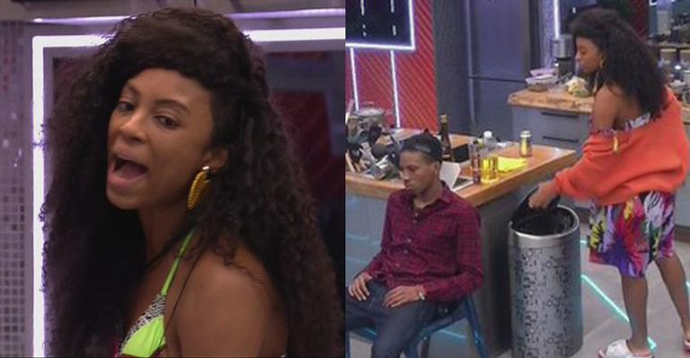 BBB21: Sem motivo aparente, Lumena surta e esbraveja contra Lucas após festa: “Já fui muito feita de otária”