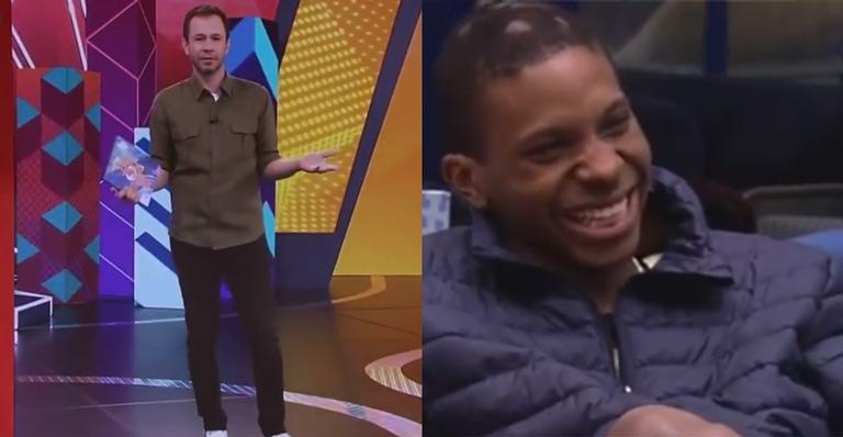 BBB21: Boninho se emociona após Tiago Leifert quebrar o protocolo e acolher Lucas: “Bom ver um sorriso”