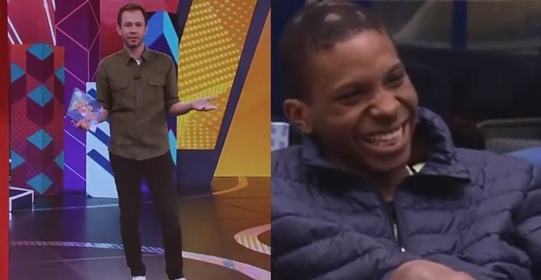 BBB21: Tiago Leifert improvisou conversa com Lucas e convenceu direção no intervalo: “Ele pediu”