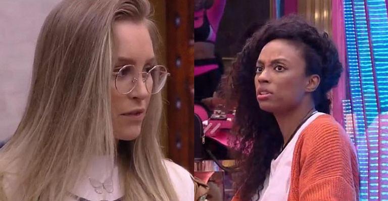 BBB21: Lumena revolta a web ao criticar a aparência de Carla Diaz: “Desbotada, olho de boneca assassina”