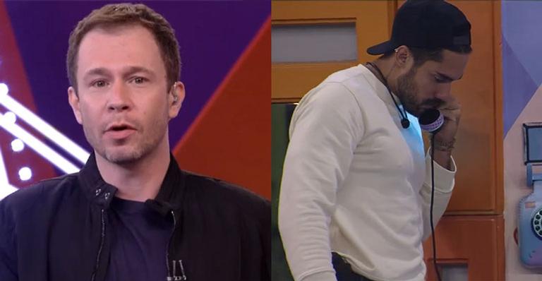 BBB21: Tiago Leifert fica surpreso com decisão de Arcrebiano no Big Fone: “Estou de boca aberta”