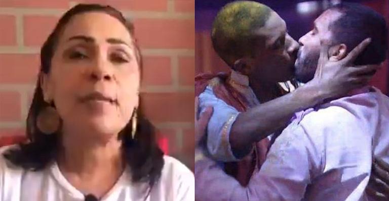 BBB21: Mãe de Gilberto manda recado ao filho após ele pedir perdão por beijo em Lucas: “Tem que fazer mesmo”