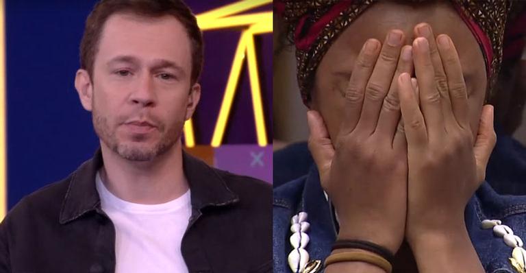 BBB21: Tiago Leifert dá sermão na casa e Lumena se desespera com crise de choro: “Faltou estender a mão”