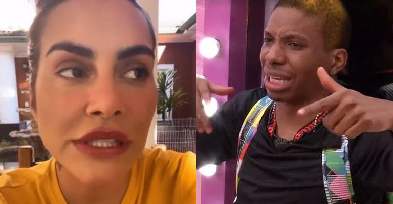 Cleo revela abatimento após assistir saída de Lucas do BBB21, mas evita criticar Fiuk: “Muito indignada”