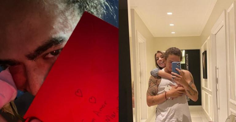 Whindersson Nunes se emociona ao receber carta de amor de Maria Lina: ”Minha primeira”