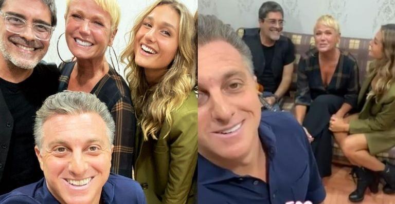 Fora da Record, Xuxa Meneghel e família gravam participação no ‘Caldeirão do Huck’: “Tantas histórias”