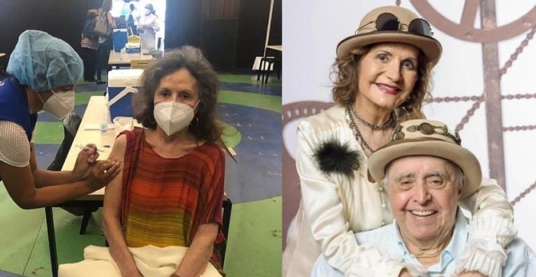 Rosamaria Murtinho e Mauro Mendonça recebem vacina contra Covid-19: ”Sensação maravilhosa”