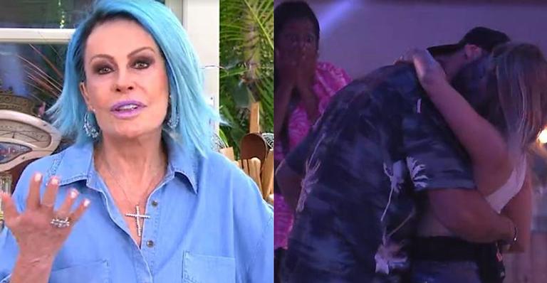 Ana Maria Braga gera polêmica ao fazer comentário sobre o beijo de Carla Diaz no BBB21: “Beijo de verdade”