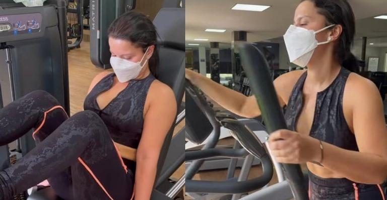 Na academia, Maraisa pega pesado no treino e corpo definido rouba a cena: “Inspiração”