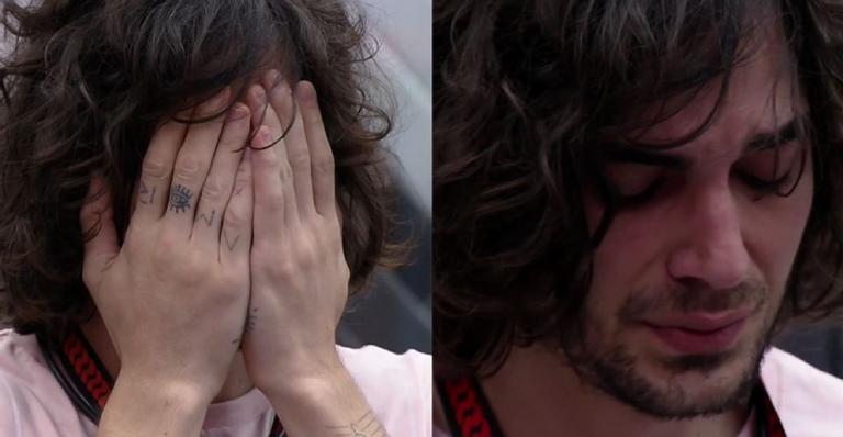 BBB21: Desnorteado, Fiuk cai no choro ao receber o monstro da semana: ”Estava torcendo pelo Caio”