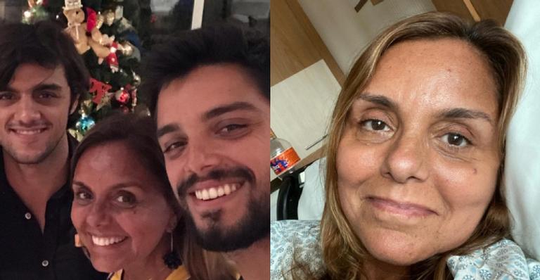 Após ser internada com Covid-19, mãe de Bruno Gissoni e irmãos Simas faz alerta: “É real o medo, a dor e a doença”