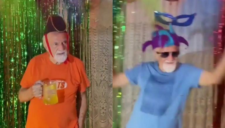Ary Fontoura surge fantasiado para comemorar o Carnaval em casa: “Baile clandestino”