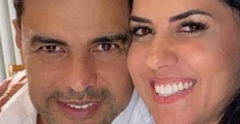 Zezé Di Camargo tatua o nome da noiva, Graciele Lacerda: “Já estava no coração, agora na pele”