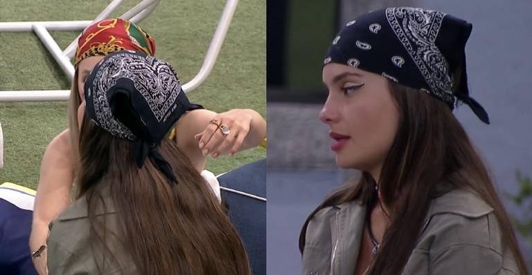 BBB21: Após Jogo da Discórdia, Thaís promove climão e recusa abraço de Carla Diaz: “Eu não consigo”