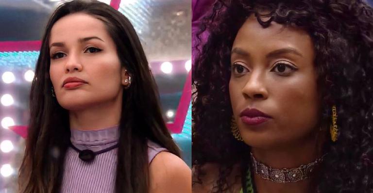 BBB21: Ficou feio! Lumena mente para Juliette e dá emoji de cobra para sister no ‘Queridômetro’