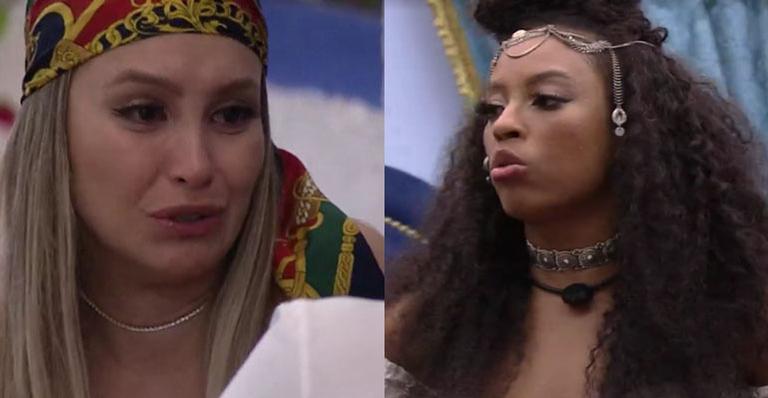 BBB21: Lumena pisa em Carla Diaz e diz que atriz faz discurso medíocre: “Toda cagada na branquitude”
