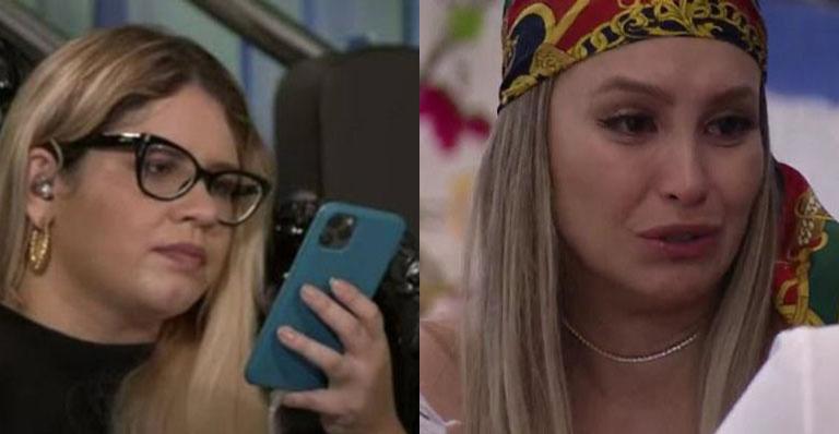 BBB21: Marília Mendonça envia mensagem de apoio para Carla Diaz após atriz se abalar: “Segue firme”