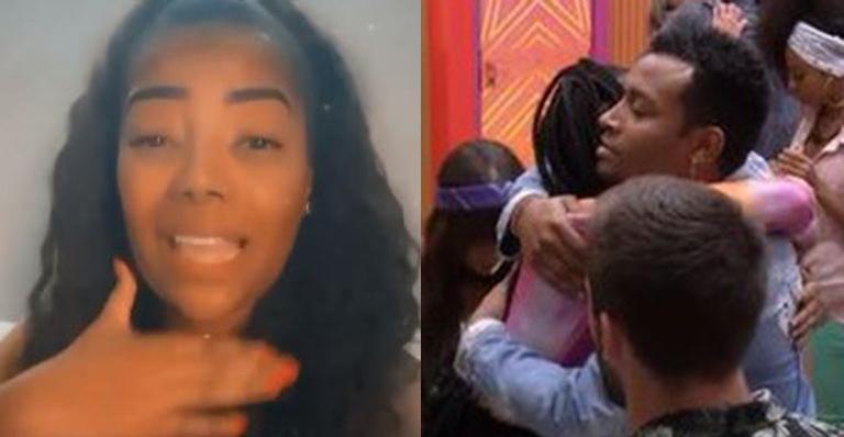 BBB21: Ludmilla surta com a eliminação recorde de Nego Di e solta o verbo: “Faz a fila e sai um de cada vez”